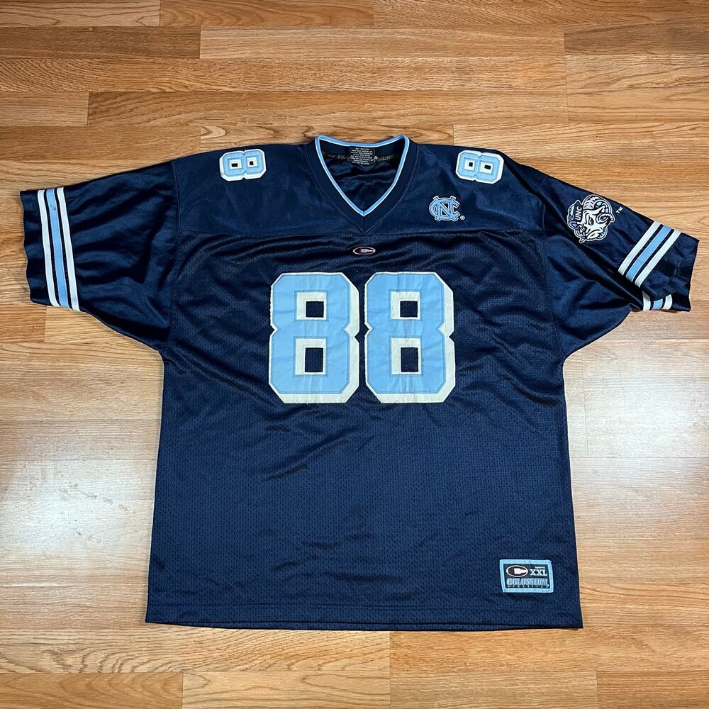 Vintage Colosseum Authentic UNC‎ North Carolina Tar Heels Blue #88 XXL Jersey